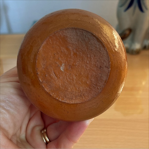 Red Pottery Small Accent Vase - Decor - Picture 4 of 5